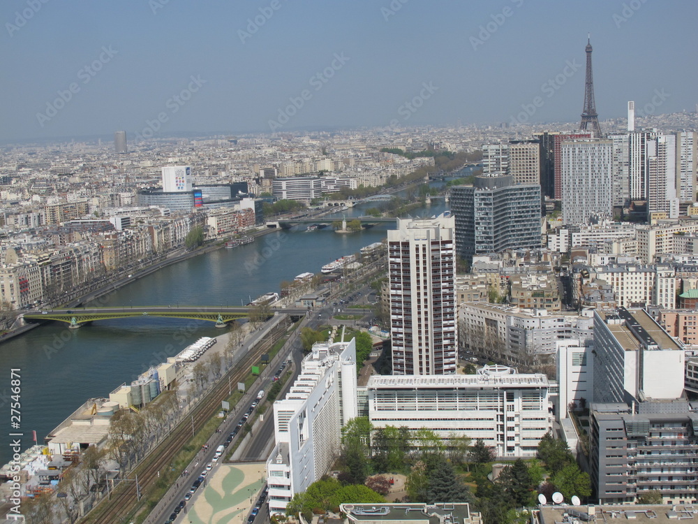 Obraz premium paris vu de la tour eiffel