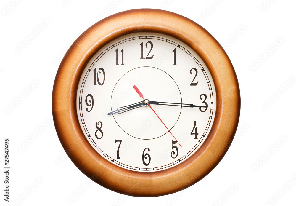 clock showing time about nine isolated clock showing time about nine isolated