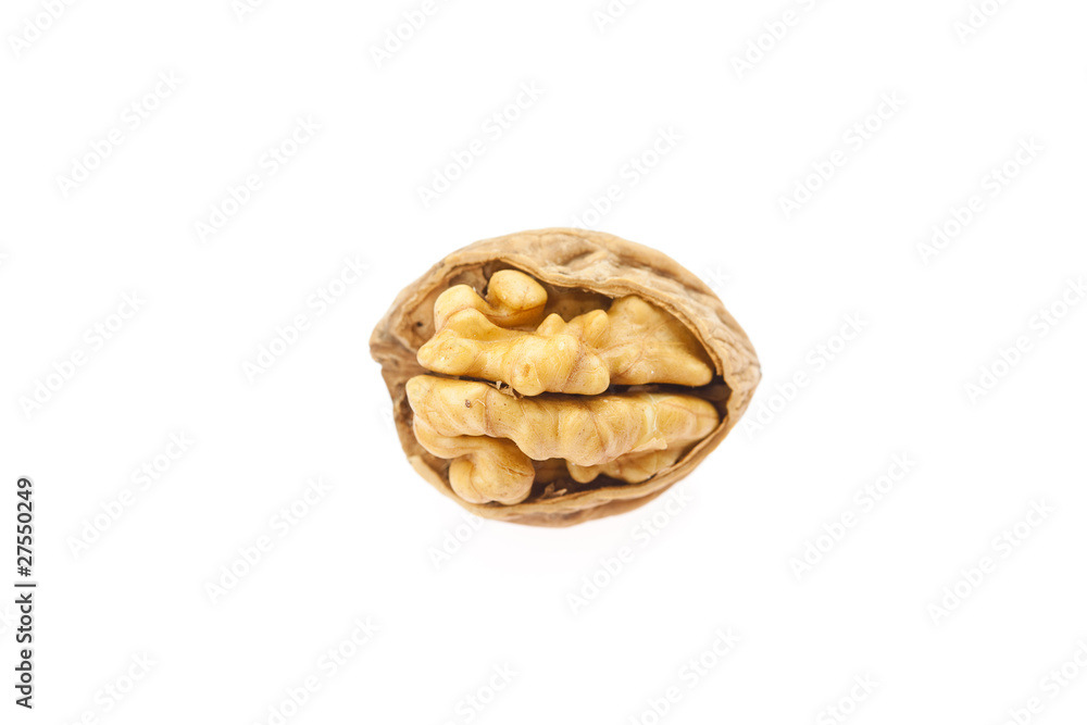 Walnuts isolated on white Walnuts isolated on white
