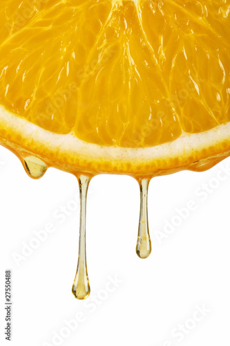 drops of orange juice