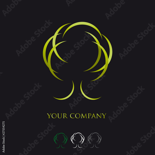 logo entreprise, logo arbre