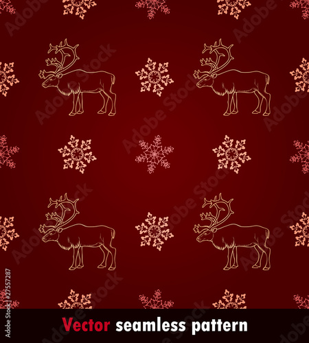 Christmas pattern red