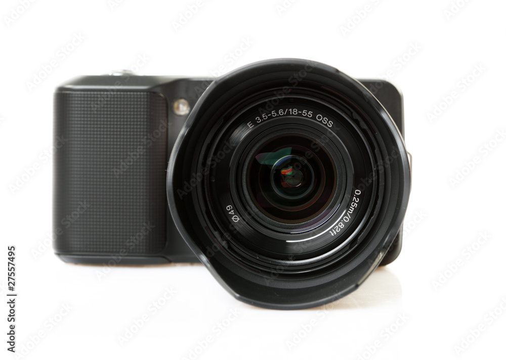Black digital camera