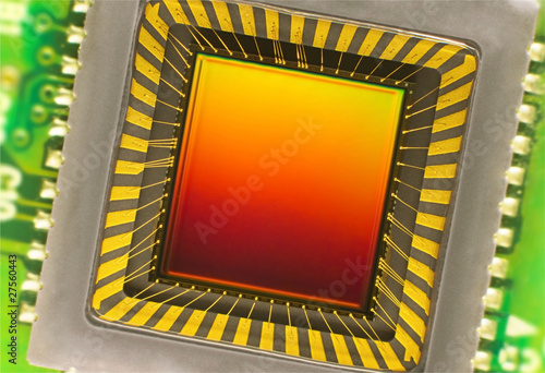 CCD sensor on a card
