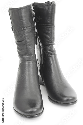 Two black female boots