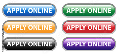 APPLY ONLINE Web Buttons Set (submit now application register)