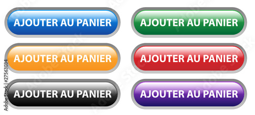 Série de Boutons Web "AJOUTER AU PANIER" (commerce électronique)
