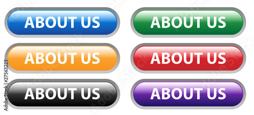 ABOUT US Buttons Set (identity contact details more information)