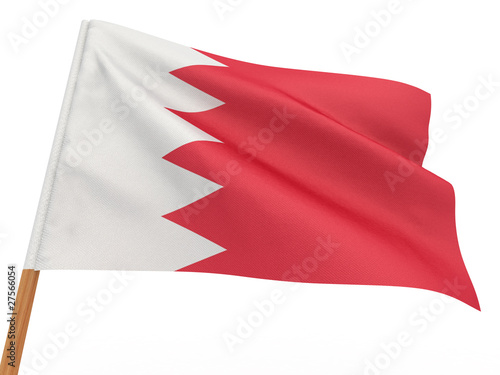 flag fluttering in the wind. Bahrain