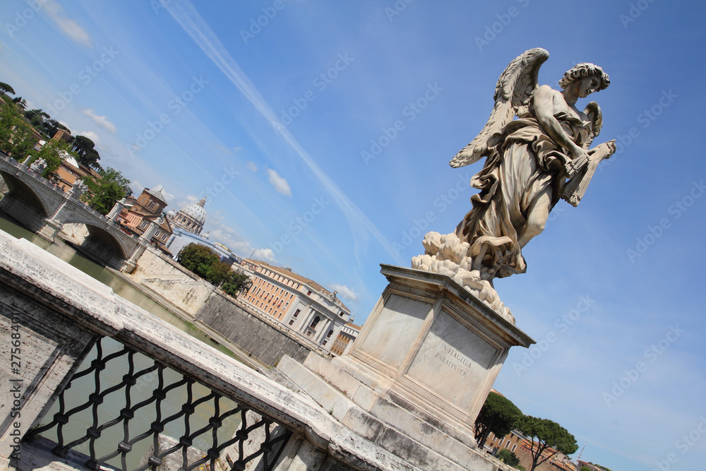 Obraz premium Rome, Italy - Saint Angel Bridge
