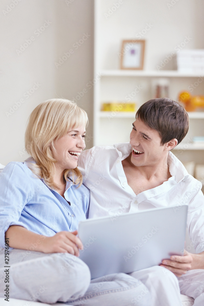 Laughing couple Laughing couple