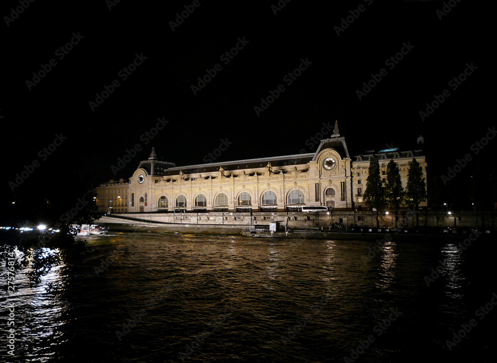 Orsay museum at night