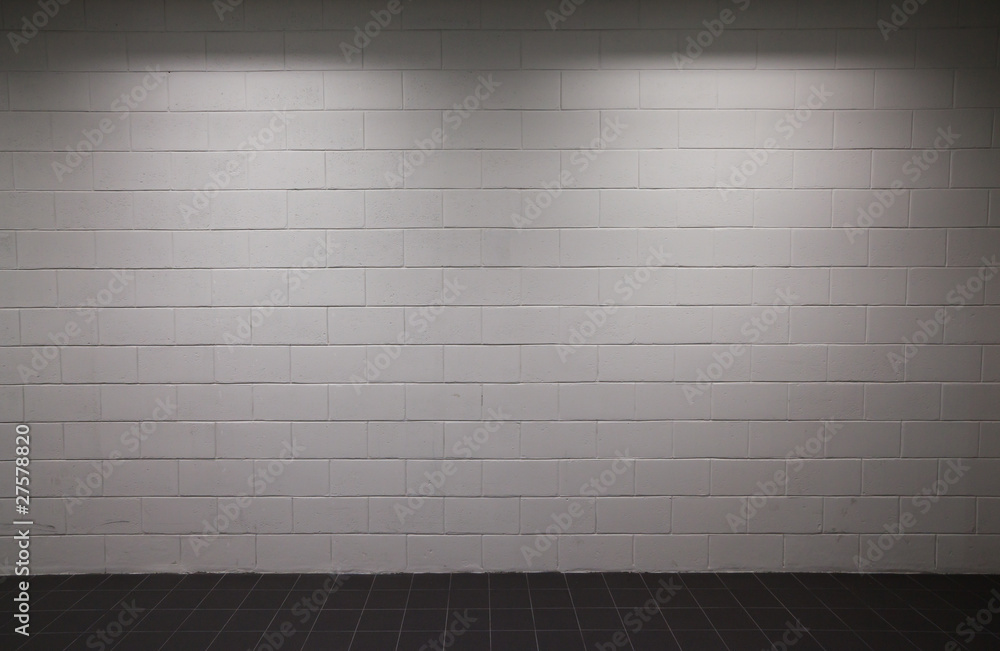 concrete wall with partial light concrete wall with partial light
