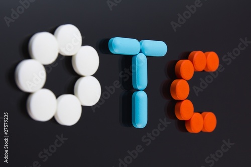 Pills spells out OTC photo