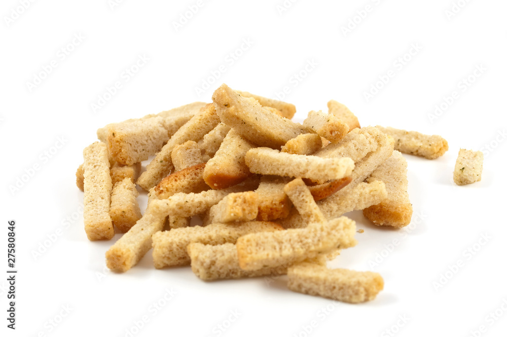 Pile of croutons Pile of croutons