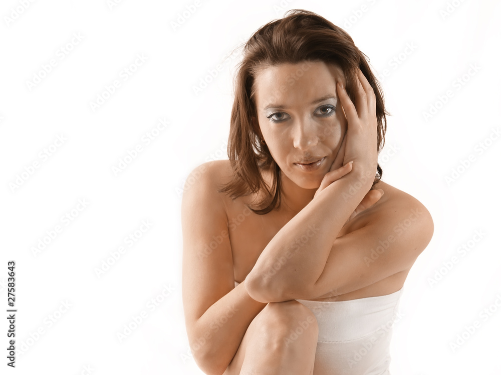 Portrait of a pretty woman