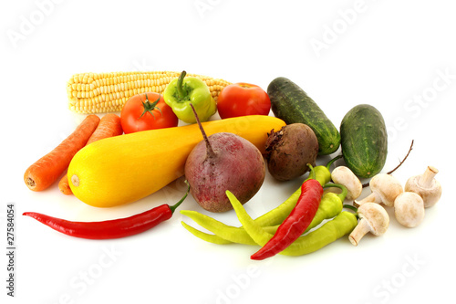 many vegetables