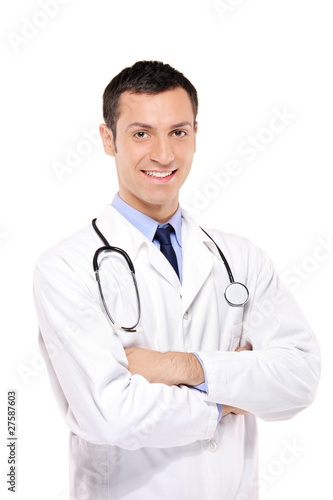 A portrait of a medical doctor posing © Ljupco Smokovski