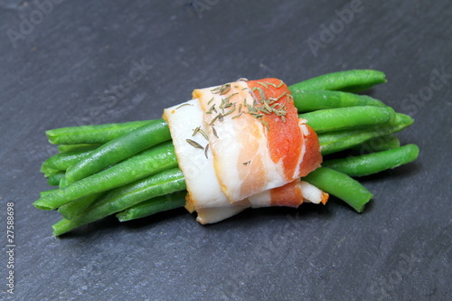 Tableau sur toile Fagot de haricots verts