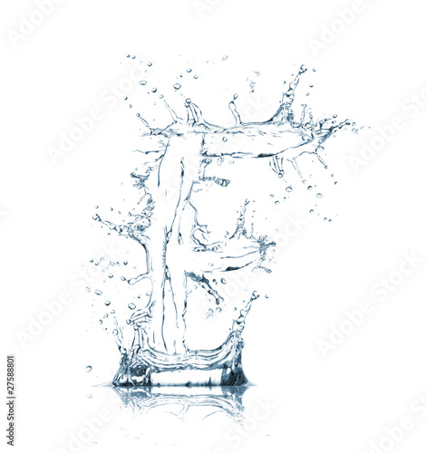 One letter of water alphabet