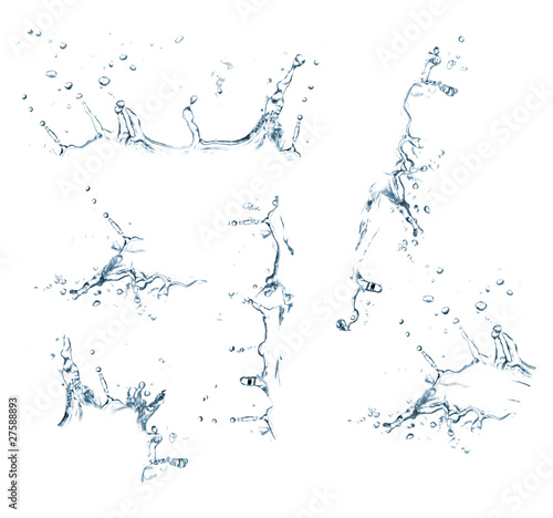 Water splashes collection