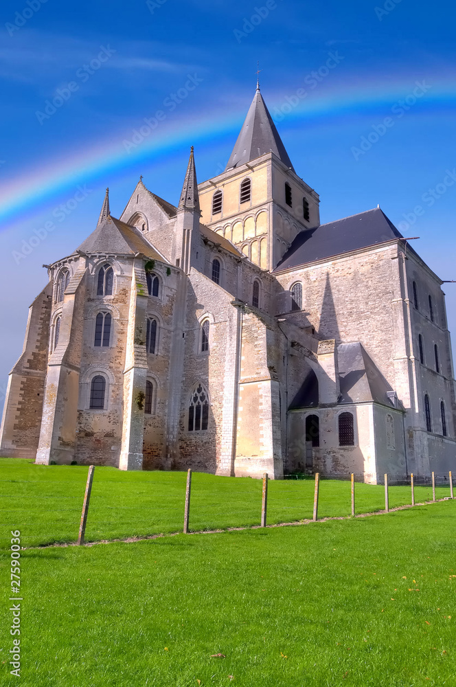 Arc en ciel - Abbaye de Cerisy-La-Forêt