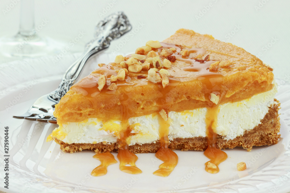 Double Layer No Bake Pumpkin Pie Double Layer No Bake Pumpkin Pie
