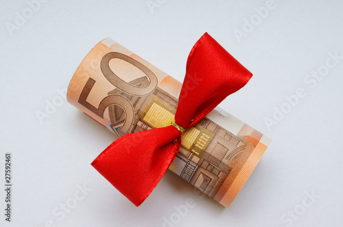 50 euro schein mit schleife