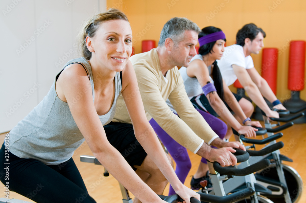 Spinning excercise Spinning excercise