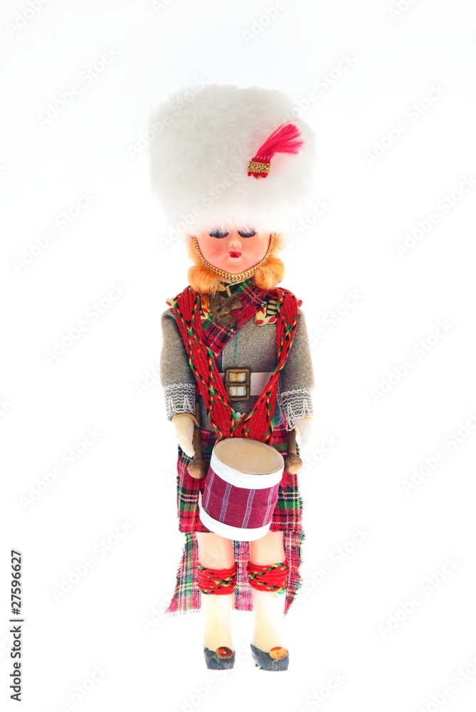 The Scottish drummer doll