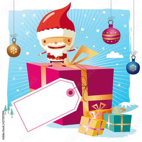 Christmas - santa claus and his gifts