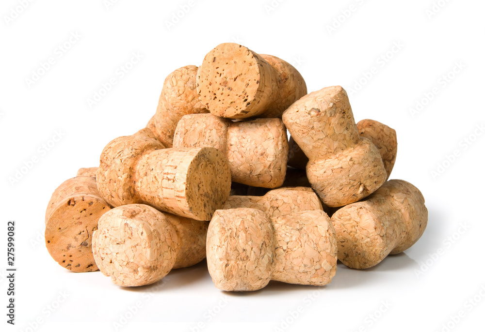 pile of corks