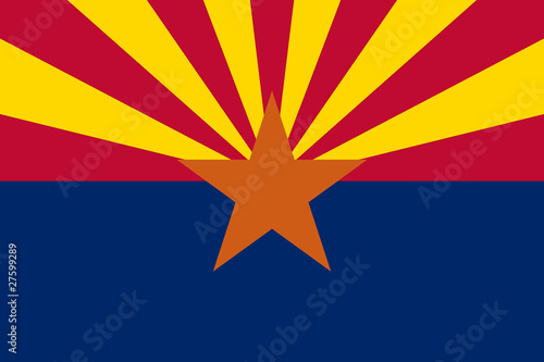 Arizona State flag photo