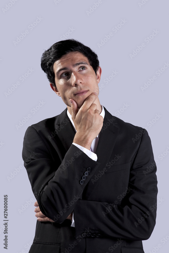 Businessman thinking Businessman thinking
