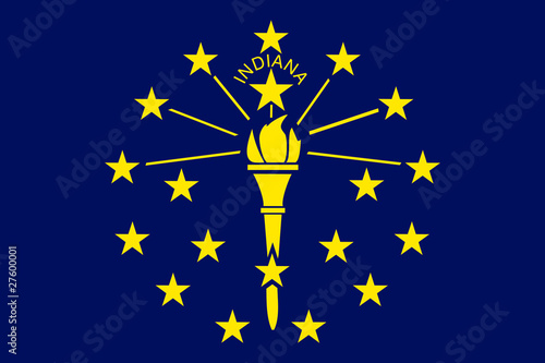 Indiana State flag photo