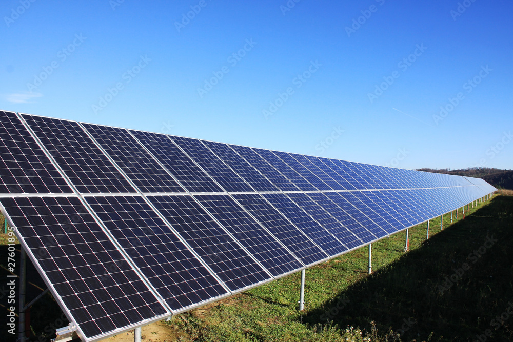 Solar Power Station in the green Nature Solar Power Station in the green Nature