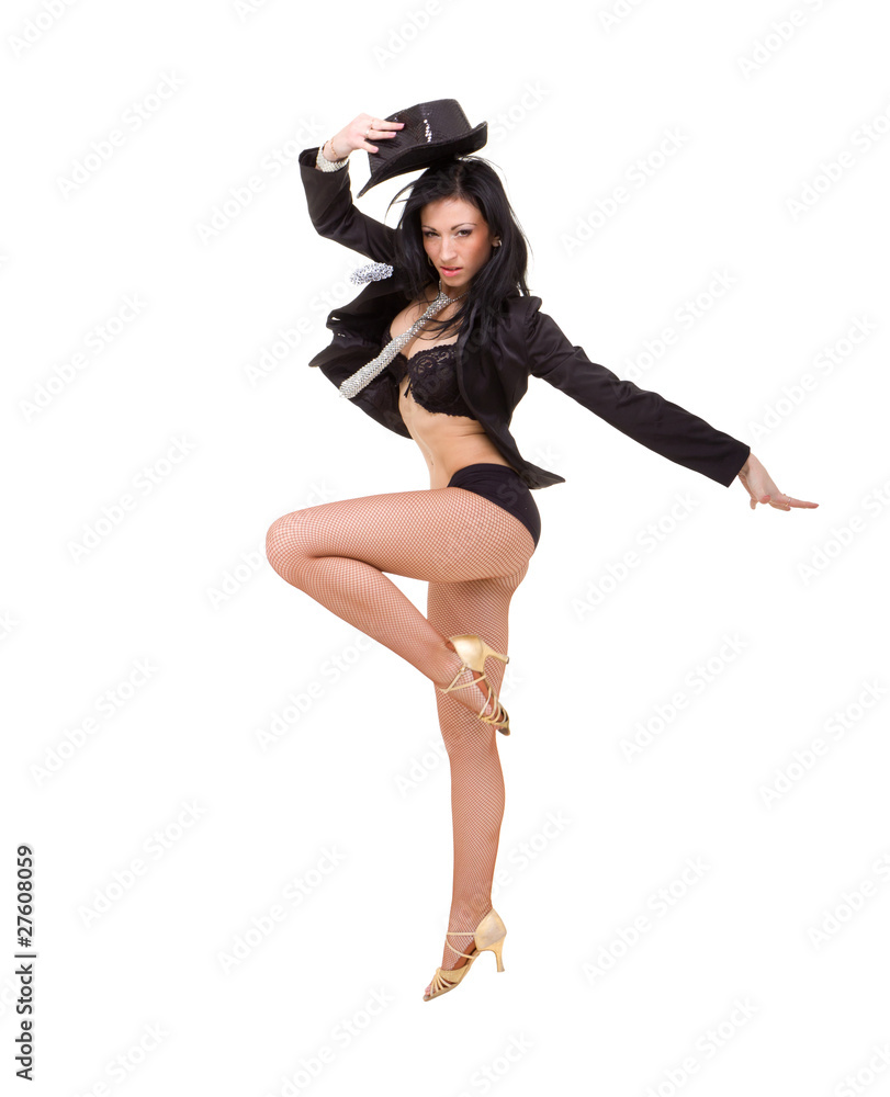 Sexy woman jumping Sexy woman jumping