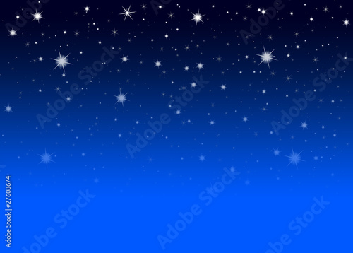Abstrakter Nachthimmel mit blauem Hintergrund