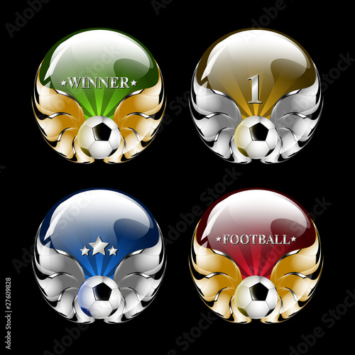 vector football emblem