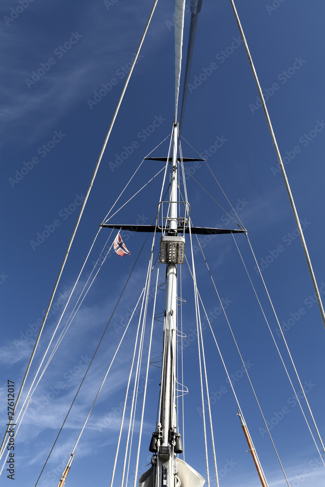 Obraz premium Sailing rigging