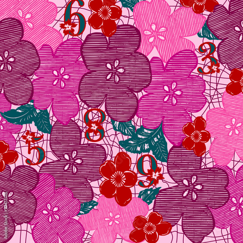 fleurs chiffres