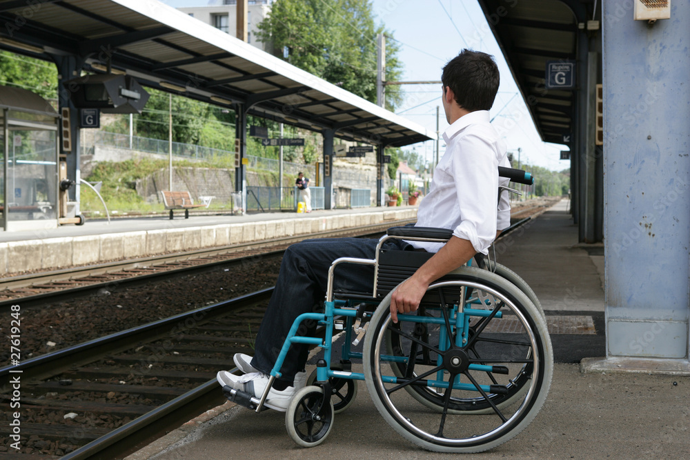 Obraz premium Handicap Gare