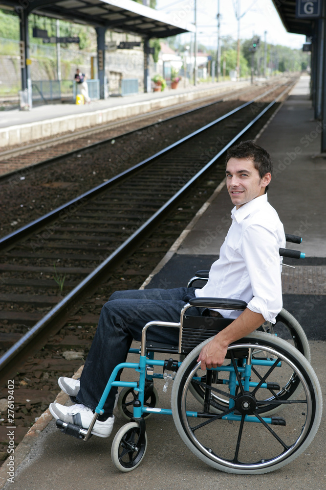 Naklejka premium Handicap Gare