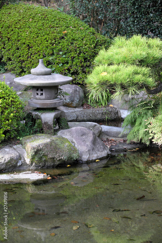 Obraz na płótnie Zen garden w salonie