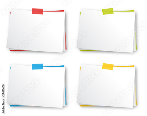 Blocs papier avec adhésif