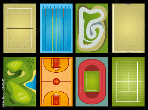 sports grounds