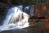 closeup of tropical Tadtone waterfall
