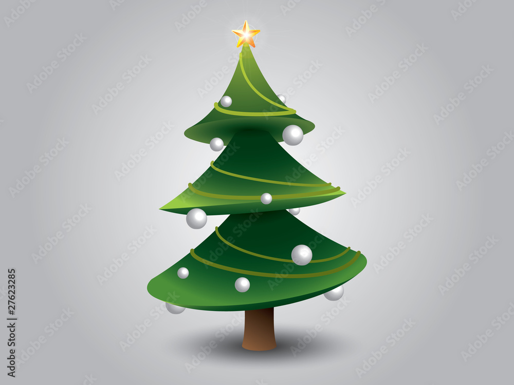 Fototapeta premium Christmas Tree isolated