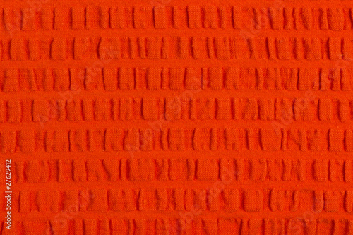 Red Cotton Seersucker Textile