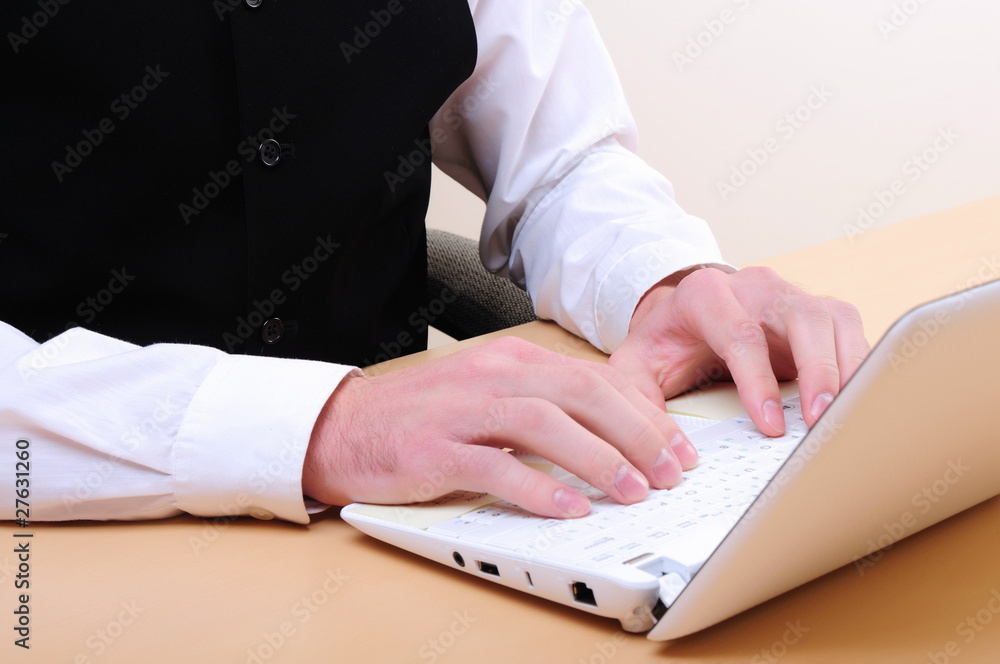 Hands of a young man Hands of a young man